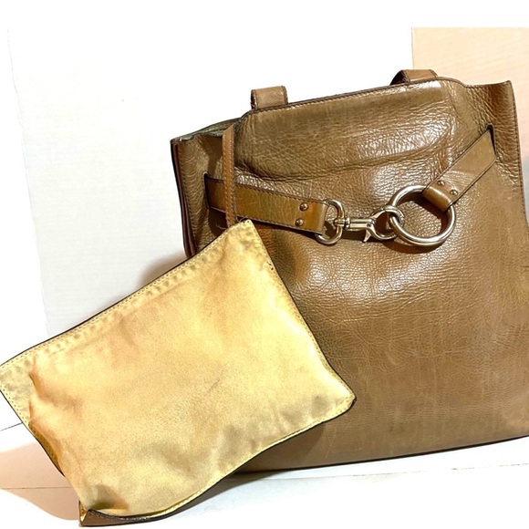 Marc Jacob’s vintage Brown distressed Leather Tote and Pouch Set - Picture 11 of 11